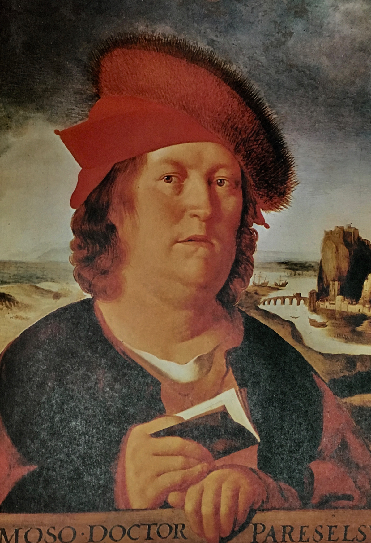 Paracelsus, painted by Jan von Scorel, Louvre, Paris